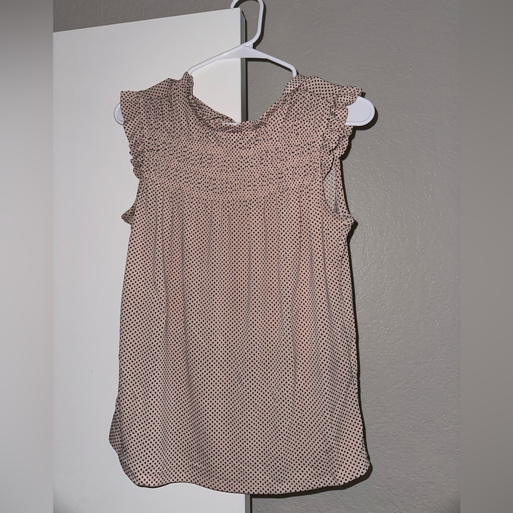 Women’s Work Professional Polka Dot Pink Top